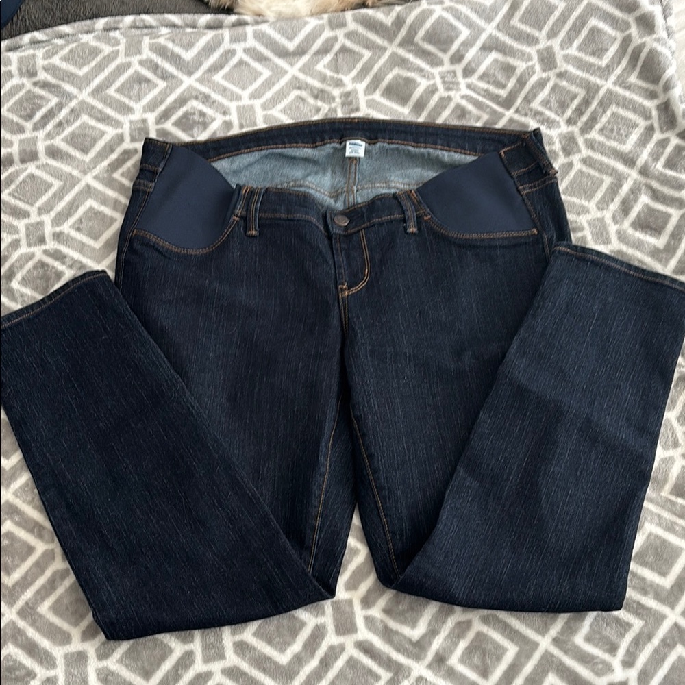Women's Maternity Skinny Side Panel Jeans
